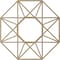 Ekena Millwork Guardian Wood Fretwork Pierced Ceiling Medallion, Birch, 30"OD x 11 5/8"ID x 3/8"T CMWP30X30X0375GDBI - alternate 2
